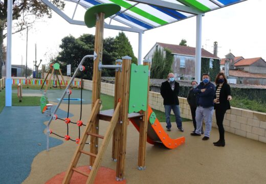 A Xunta colabora co concello de Frades na construción dun novo parque infantil cuberto na parroquia de Abellá